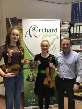 quote Champion Mc Glinchey sisters endorse Orchard Violins